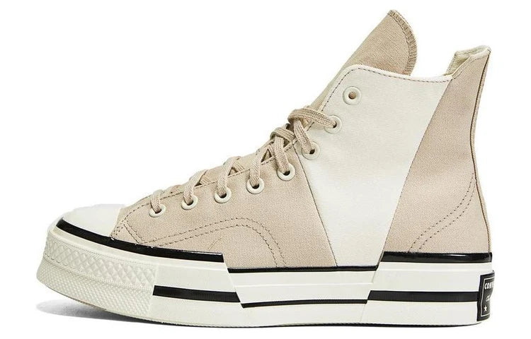 Chuck 70 Hi Plus 'Logo Collage - Beach Stone'