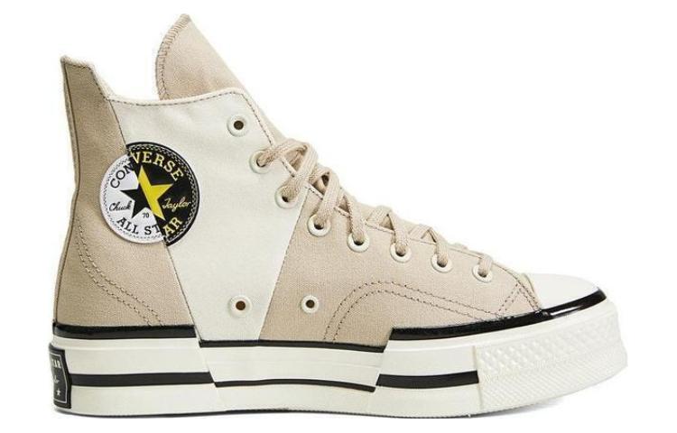 Chuck 70 Hi Plus 'Logo Collage - Beach Stone'