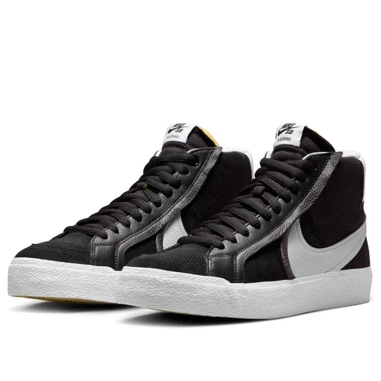 Zoom Blazer Mid Premium SB 'Oversized Swoosh - Black'