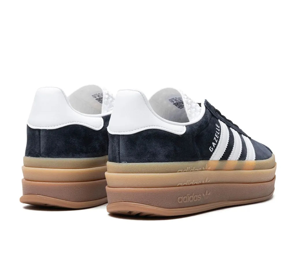 Adidas Gazelle Bold “Black White Gum”
