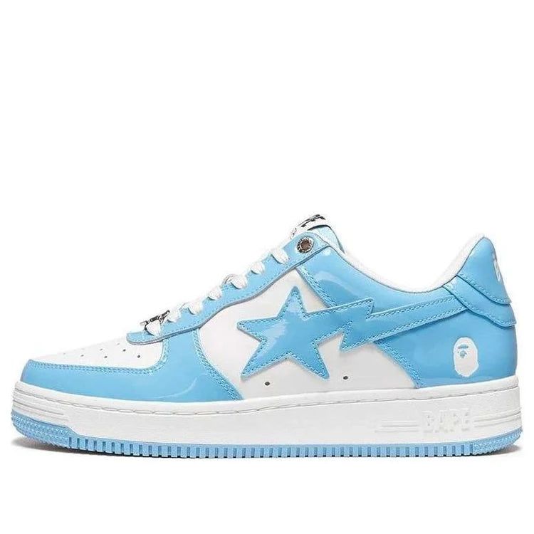 A BATHING APE Bape Sta Patent 'White Blue '