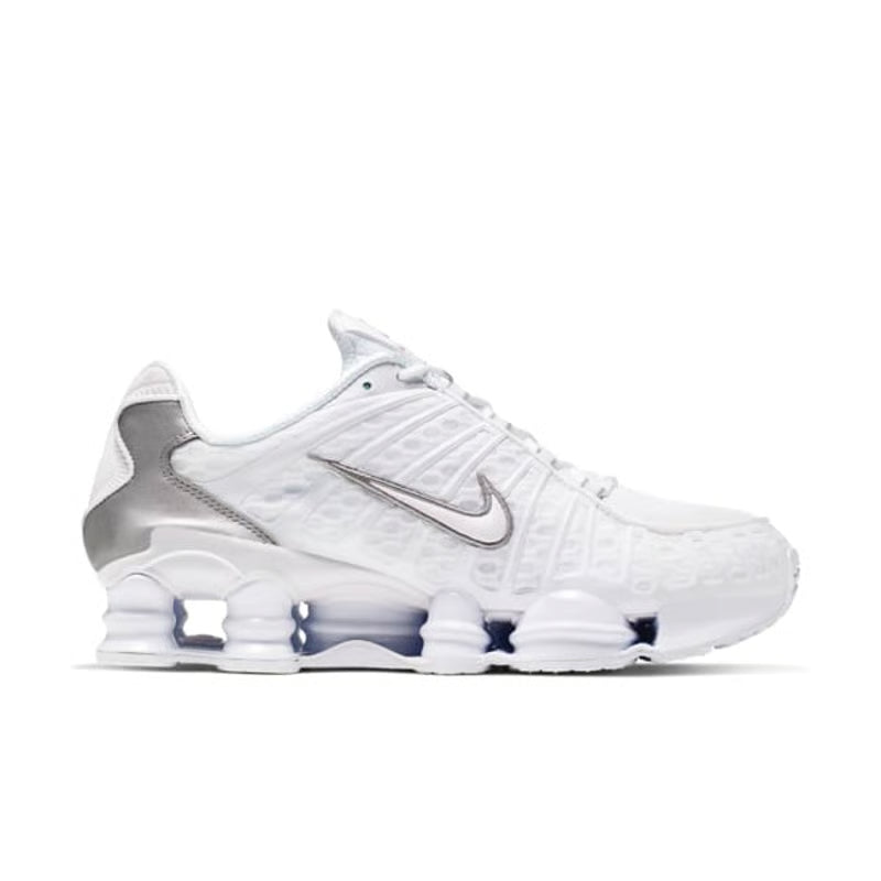 Nike Shox TL "White & Metallic Silver"