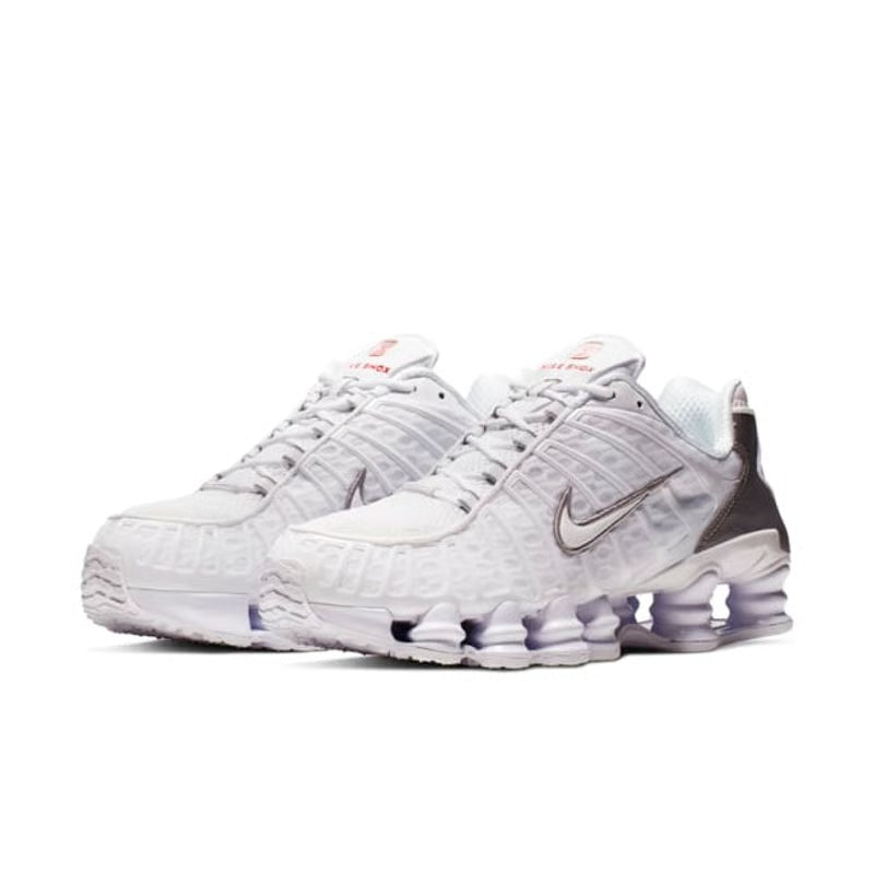 Nike Shox TL "White & Metallic Silver"