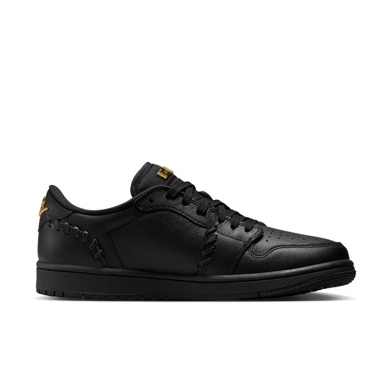 Jordan 1 Low Method of Make "Black & Metallic Gold"