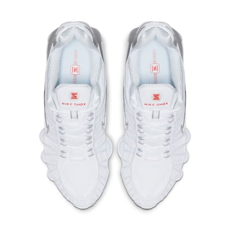 Nike Shox TL "White & Metallic Silver"