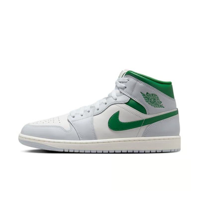 Jordan 1 Mid "Summit White & Pine Green"