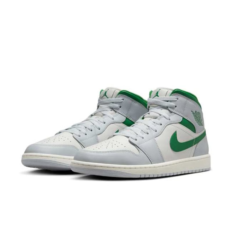 Jordan 1 Mid "Summit White & Pine Green"