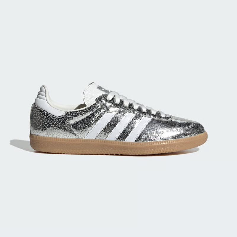 adidas Samba OG  "Silver Metallic & Cloud White"