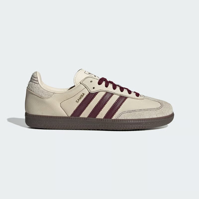 adidas Samba OG  "Wonder White & Maroon"