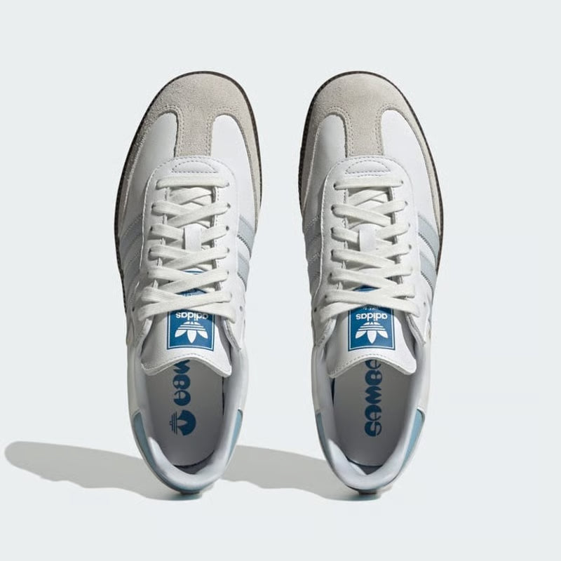 adidas Samba OG  "Cloud White & Halo Blue"