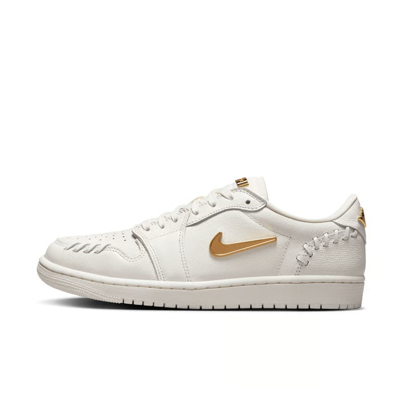 Jordan 1 Low Method of Make  "Sail & Metallic Gold"