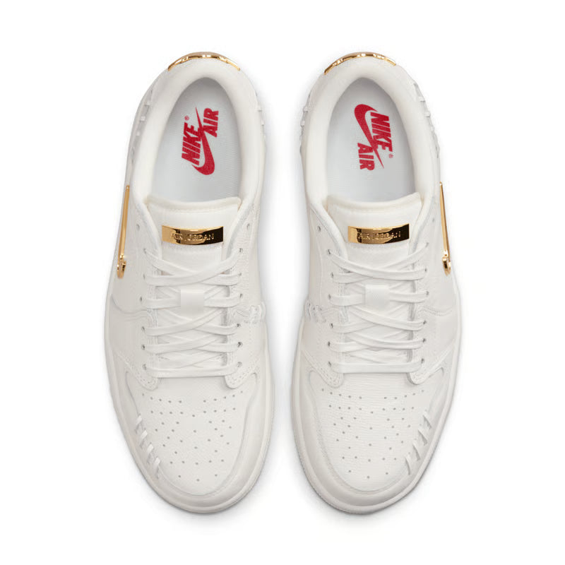 Jordan 1 Low Method of Make  "Sail & Metallic Gold"